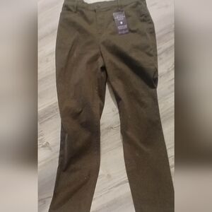 Gloria Vanderbilt Amanda Juniper Olive Straight Leg Jeans Stretch Size 8 NWT